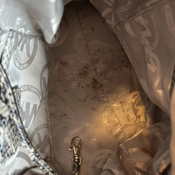 Michael Kors Uptown Astor Bag Snakeskin Print - Picture 7 of 14